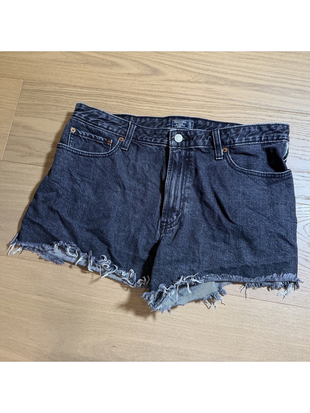 Abercrombie & Fitch Women's Navy Denim Shorts – Size 32 in.